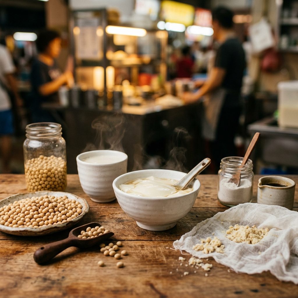 Soya Milk From Dried Beans: Ratios and Straining