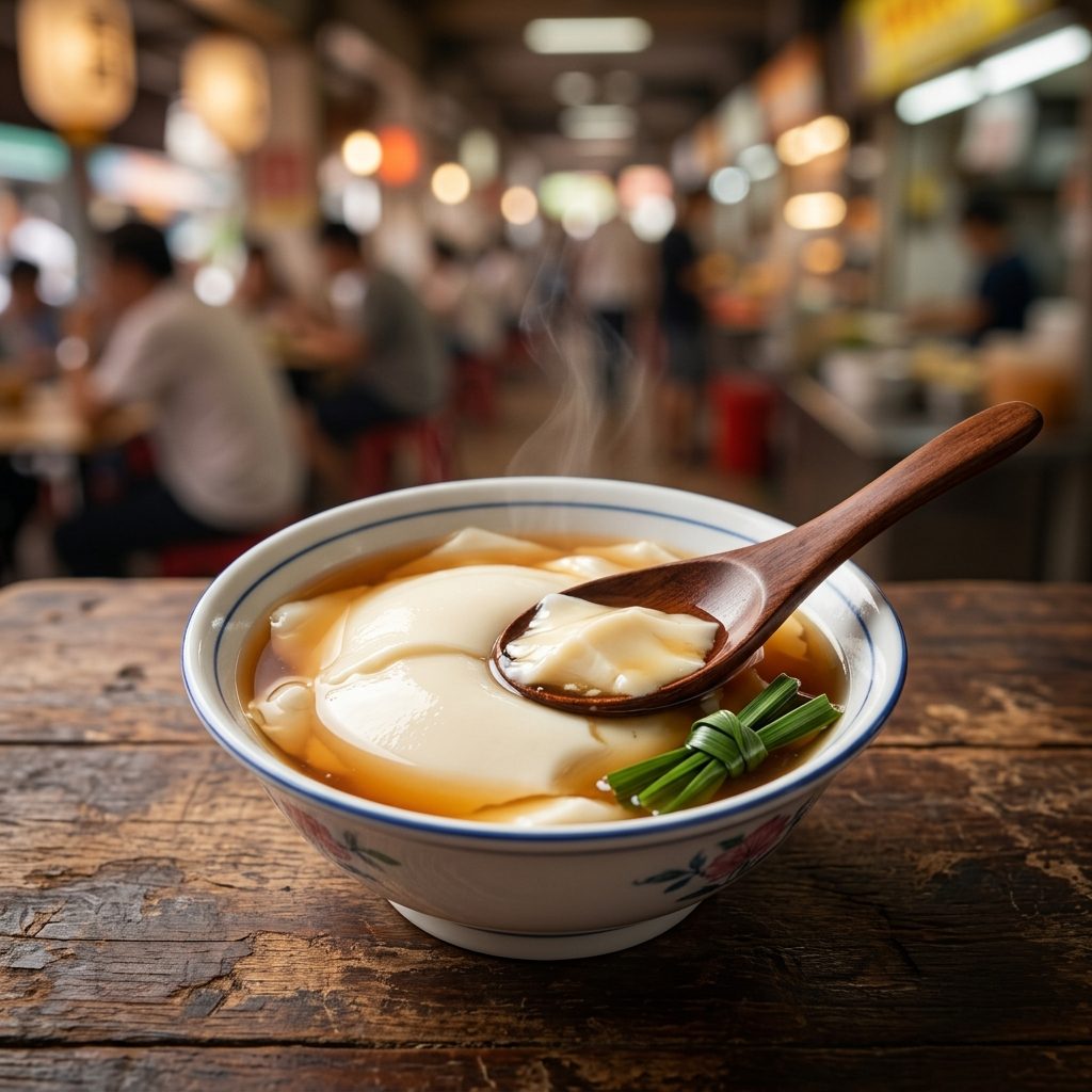 Traditional Tau Huay (Silken Beancurd)